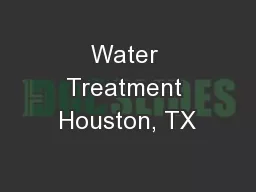 Water Treatment Houston, TX
