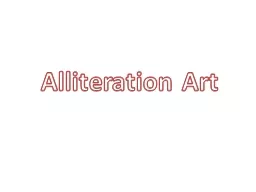 Alliteration Art Admiral
