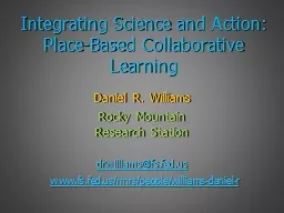 Integrating Science and Action: