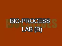 BIO-PROCESS  LAB (B)