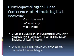 Clinicopathological  Case Conference
