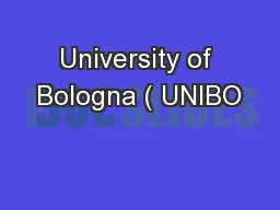 University of Bologna ( UNIBO
