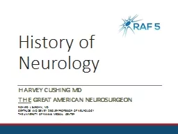 History of Neurology Harvey Cushing MD
