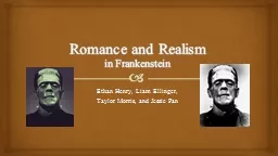 Romance and Realism in Frankenstein