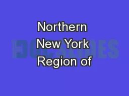 Northern New York Region of
