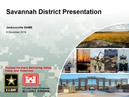 Savannah District Presentation