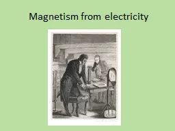 Magnetism from electricity