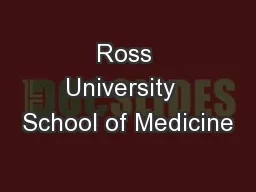Ross University  School of Medicine