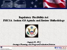 Regulatory  Flexibility