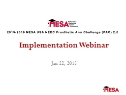 Implementation Webinar Jan 22, 2015