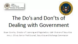 The Do’s and Don’ts of Dealing with Government