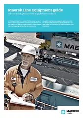 Maersk Line Equipment guide We create opportunities in