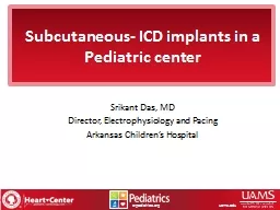 Subcutaneous-  ICD implants in a
