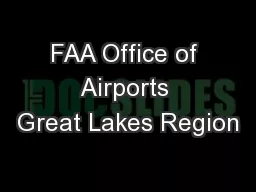 FAA Office of Airports Great Lakes Region