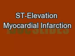 ST-Elevation Myocardial Infarction