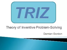 Theory of Inventive Problem-Solving