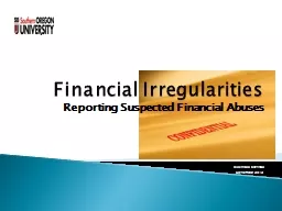 Financial Irregularities