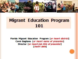 Migrant Education Program 101