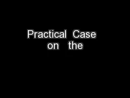 Practical  Case  on   the