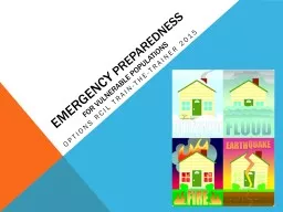 Emergency  Preparedness