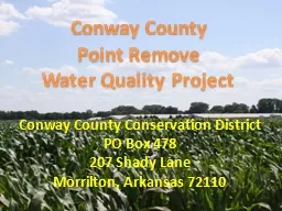 Conway County Point Remove