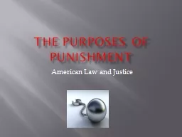 The Purposes of Punishment