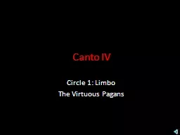 Canto IV Circle 1: Limbo