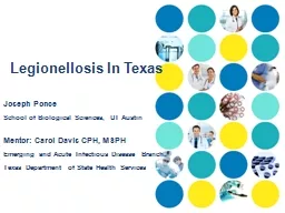 Legionellosis  In Texas Joseph Ponce