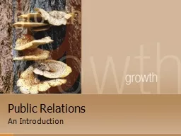 Public Relations An Introduction