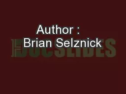 Author :   Brian Selznick