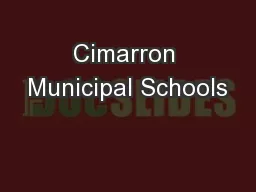Cimarron Municipal Schools