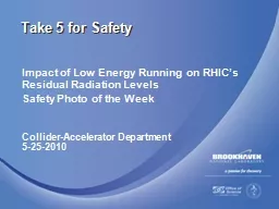Impact of Low Energy Running on RHIC’s Residual Radiation Levels