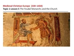 Medieval Christian Europe  (330–1450)