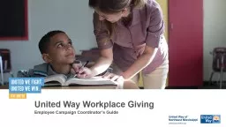 United Way Workplace Giving