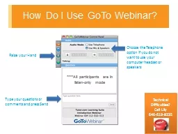 How Do I Use  GoTo  Webinar?