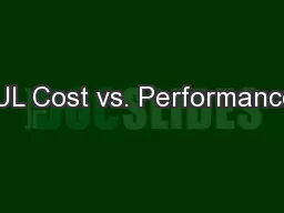 IUL Cost vs. Performance