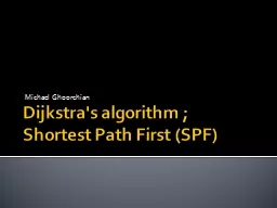 Dijkstra's algorithm ;