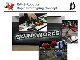 RAHS Robotics  Rapid Prototyping Concept