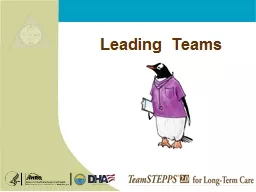 Leading Teams Exercise: Leadership