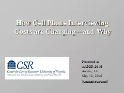 How Cell Phone Interviewing