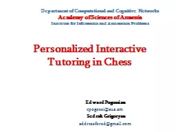 Personalized Interactive Tutoring in