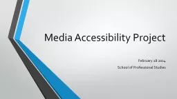 Media Accessibility Project