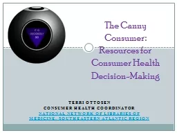 Terri Ottosen Consumer Health Coordinator