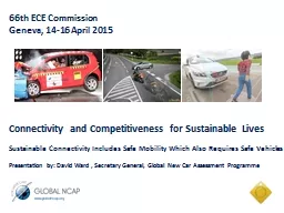66th ECE Commission  Geneva, 14-16 April 2015