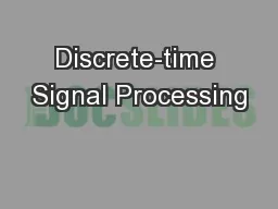 Discrete-time Signal Processing