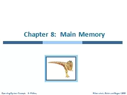 Chapter 8:  Main Memory Background