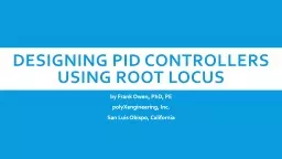 Designing  pid  controllers using root locus