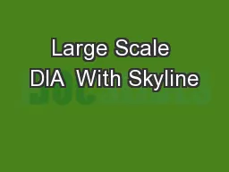 Large Scale DIA  With Skyline