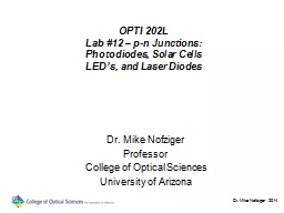 OPTI 202L Lab # 12  –