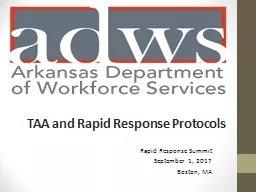 TAA and Rapid Response Protocols